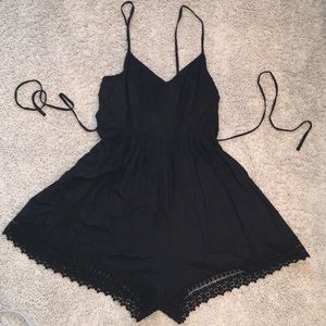 Abercrombie and Fitch black summer romper